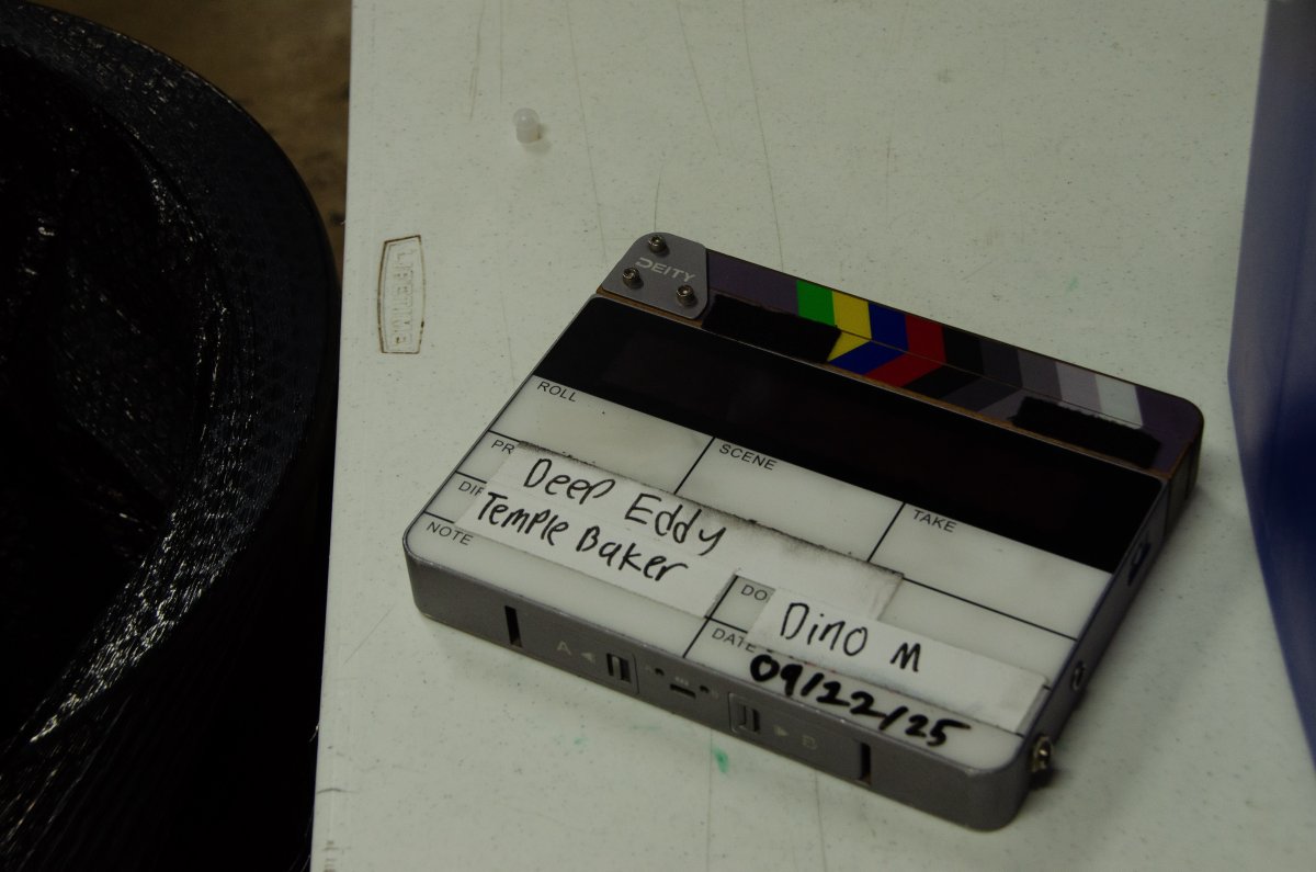 A Day on the Set of DEEP EDDY